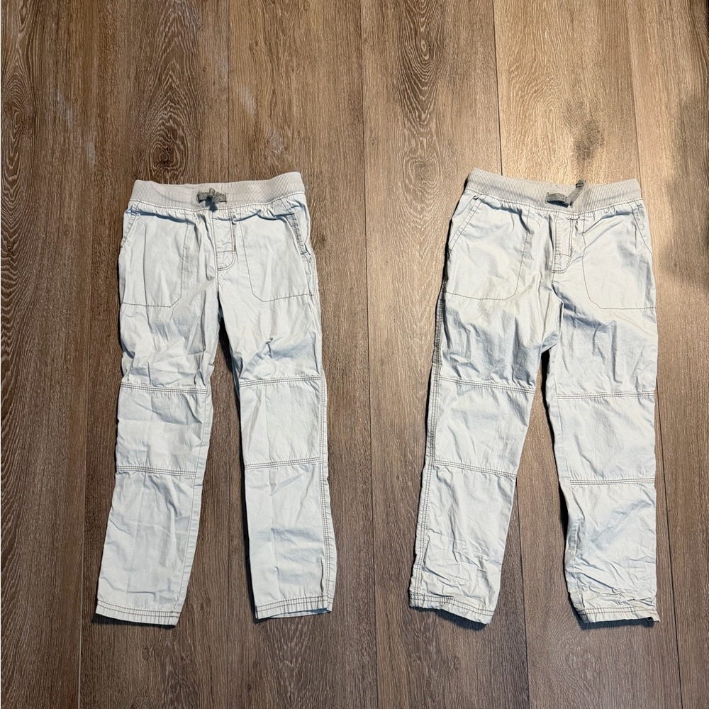 Boys Size 6 Carters Light Gray Casual Pants